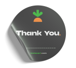 Instacart Shopper Customizable "Thank You" Stickers