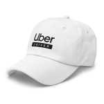 Uber Driver Dad Hat (White) - Image 3
