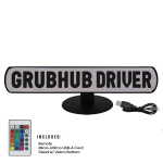 Grubhub Driver Dash Light